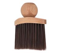 Brosse de classique, plumeau à poils doux, nettoyant avec manche en bois, outil de toilettage professionnel pour salon de coiffure, appartement, organisateur fiable de produits de beauté à dom