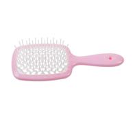 Jäneke Brosse à cheveux Superbrush – grande brosse plate pour cheveux – Rose pastel