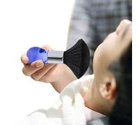 Brosse de coiffure - Outil de coiffeur en fibre douce | Brosse universelle pour nettoyer la tondeuse et le cou | Élimine les cheveux cassés confortablement pendant les coupes de cheveux à la maison ou