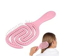 Brosse de coiffure - Poils spirales plus lisses - Outil de démêlage anti-dommages pour et adultes - Idéal pour la maison, le salon, les voyages, le spa, la préparation de fête, les soins