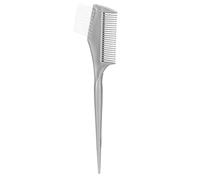 Brosse de Colorant de Blanchiment, Plastique Large Peigne Dents de Dents Coiffure Teinture Brosse Coiffure Colorant à Cheveux de Couleur pour le Salon pour la Maison (Gris blanc)