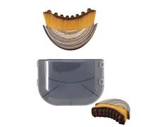 Brosse de contour lymphatique, brosse portable pour le visage, sculptant le menton et la mâchoire, poils ultra doux, conçue de façon ergonomique pour s'adapter à la peau avec précision et soulager la