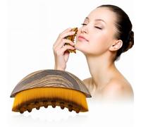 Brosse de contour lymphatique pour le visage - Brosse douce pour le drainage lymphatique - Massage du visage - Brosse de drainage lymphatique pour le visage et le cou - Contour sec