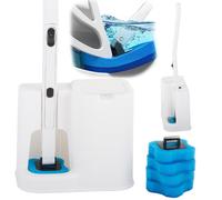 Brosse de coquille de toilette avec nettoyage d'éponge