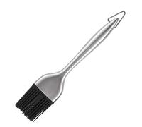 Brosse de cuisson - 21,5 cm - Pinceaux à pâtisserie - Matériau résistant à la chaleur | Distributeur résistant à la chaleur avec extrémité de nettoyage interchangeable, brosse à badigeonner pour la