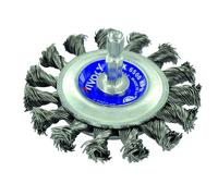 Brosse de décapage pour perceuse à queue hexagonale Tivoly 75mm