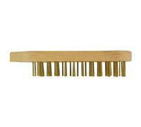 Brosse de décapage violon Tivoly fil acier laitonné