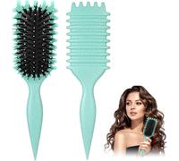 Brosse de Définition pour Cheveux Bouclés Multifonctionnelle pour Peigner et Façonner les Hommes et les Femmes Baguette