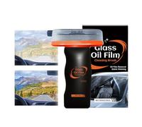 Brosse de dégraissage pour pare-brise automobile - Purificateur de verre de véhicule, panneau de vision de pluie, amélioration de la transparence sans traces | Conduite sûre, temps tempête, trajets