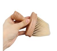 Brosse de Dépoussiérage pour Guitare et Instrument pour Entretien Universel, Outil de Nettoyage de Piano et de Batterie, Plumeau en Laine d'agneau avec Manche en Bois pour