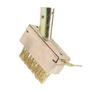 Brosse de désherbage manuelle professionnelle pour les crevasses du pont et l ' élimination de la mousse des trottoirs avec poils en fil d ' acier, brosse métallique pour mangeur de mauvaises herbes