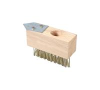 Brosse de désherbage manuelle professionnelle pour les crevasses du pont et l ' élimination de la mousse des trottoirs avec poils en fil d ' acier, brosse métallique pour mangeur de mauvaises herbes