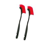 Brosse de détail de pneu de roue de voiture, brosse de lavage de roue de camion en plastique, outils de nettoyage, brosses de détail, brosse de moyeu de nettoyage 2 pièces