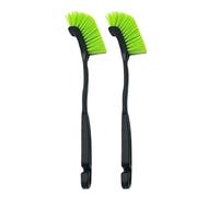 Brosse De Détail De Pneus De Roues De Voiture 2 Pièces Brosses De Lavage De Roues De Camion En Plastique Outils De Nettoyage Brosses De Détail Brosse De Nettoyage Automobile