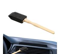 Brosse de Détail pour Intérieur Auto,Outil Ergonomique De Récurant À Main Compact | Brosses pour Nettoyer Les Voitures,pour Vitrage Joint Siège Aération Climatisation Pare-Brise