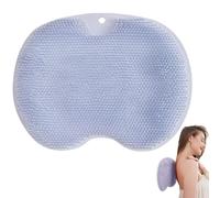 Brosse de dos et de pied pour douche, brosse en silicone avec ventouses antidérapantes, nettoie, masse vos pieds sans se pencher, circulation des pieds, soulage les pieds fatigués pour exfoliation