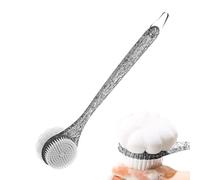 Brosse de dos, nettoyage double face avec long manche - Exfoliateur corporel pour le dos et la douche avec Loofah - Pour hommes et femmes âgés, utilisation quotidienne, spa, voyage, maison, bain