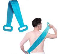Brosse De Douche 90 Cm, Brosse Exfoliante En Silicone Pour Le Corps, Brosse De Douche Ultra Longue Avec Particules De Massage Pour Femmes Et Hommes, Longue Durée Et Facile À Utiliser