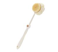 Brosse de Douche, Brosse De Douche À Long Manche, Double Face pour Soins des Animaux Hommes Voyage Dortoir Adultes Ados Dos