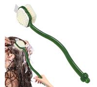 Brosse de Douche - Brosse De Douche Long Manche | Accessoire De Nettoyage Trois Faces Avec Trou De Suspension Pour Voyage Salle De Sport