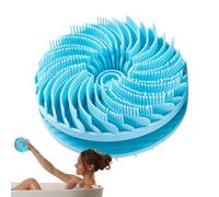 Brosse de douche, brosse pour le corps | Nettoyant pour le corps en silicone luffa,Brosse de bain rotative innovante 2 en 1, douche hygiénique, éponge luffa, alternative douce éponge de bain/