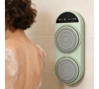 Brosse De Douche Électrique Pour Le Dos Et Le Corps - Fixation Murale Adhésive,Tête À Double Brosse Rotative À 360° Et 3 Vitesses,Pour Une Sensation De Propreté Complète,Batterie 3600 mAh