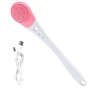 Brosse De Douche Électrique - Rondelle À Long Manche Rechargeable Par USB, Brosse De Bain Douce Pour Le Corps, Épurateur Robuste Et Imperméable, Masseur Rotatif Longue Durée | Merveilleux Équipement D