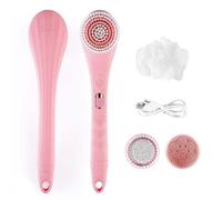 Brosse De Douche électrique Rose Sans Fil 4en1 Cleanbody Yoghi