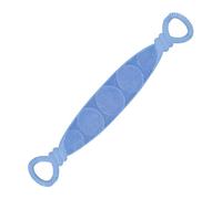 Brosse de douche en silicone pour le dos ceinture nettoyante double face | Bande de gommage corporel avec poignées pour femmes hommes massage bras jambes maison salle de bain