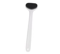 Brosse de douche pour le corps à long manche, épurateur pour le dos, utilisation humide et sèche, brosse de nettoyage du dos à manche incurvé ergonomique avec des poils en nylon do