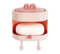 Brosse de douche pour le corps - Brosse double face pour le corps avec porte-savon - Brosse pour le dos et masseur pour un nettoyage en douceur, une peau lisse et un soin apaisant