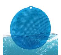 Brosse de douche pour pieds | Rondelle de dos de forme ronde avec ventouses | Brosse à pieds, accessoire de douche, tapis de bain mural pour une utilisation sous la douche