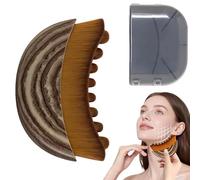 Brosse de drainage lymphatique pour le visage, brosse de drainage lymphatique, ergonomique, s'adapte au contour du visage, améliore le cycle du visage