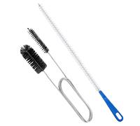 Brosse de drainage | Type de drainage de brosse de nettoyage | Nettoyeur de sortie | Manche de 45 cm et ressort de 155 cm, acier inoxydable/PP/nylon, constipation dans la cuisine, salle de bain