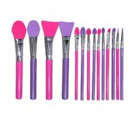 Brosse de en silicone, brosse de en silicone - Ensemble d'applicateurs de fards à paupières de 14 | Kit d'application de la brosse à paupières pour le à la crème et la fabrication d'art époxy en résin