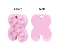 Brosse De Énergie Du Cuir Oral Elu En Silicone,Peigne Pour Racine Des Cheveux,Démangeaisons,Nettoyage Fleuri Du Cuir Oral Elu,Brosse De Bain Pour Le Corps - Type Pink Ttxts