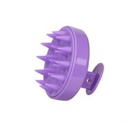 Brosse De Énergie Du Cuir Oral Elu En Silicone,Peigne Pour Racine Des Cheveux,Démangeaisons,Nettoyage Fleuri Du Cuir Oral Elu,Brosse De Bain Pour Le Corps - Type Purple Ykxts