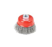 Brosse de fil d'acier de 75/100mm, outil puissant de retrait de peinture, abrasif tordu de fil d'acier pour la broyeur d'angle