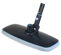BROSSE DE FOND DE PISCINE FIXATION EASY-CLIP SANS TIGE GRE RECTANGULAIRE GRAPHIT