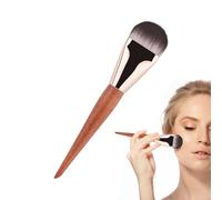Brosse de fond de teint plat, pinceau de fond de teint plat pour le maquillage liquide, Brosse de fond de maquillage ultra mince, Applicateur portable professionnel des poils doux pour le mélange, le