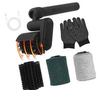 Brosse de Gril électrique, Brosse de Nettoyage de Gril Rechargeable sans Fil avec Angles réglables, tête en Acier Inoxydable, nettoyant étanche à 2 Vitesses pour grilles de Barbecue