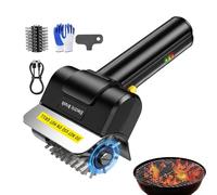 Brosse De Gril Électrique - Nettoyeur De Gril Automatique Rechargeable Par USB, Outil D'épurateur De Poils Métalliques À Couple Élevé | Puissance De Nettoyage À Rotation Rapide, Poignée Ergonomique An