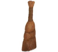 Brosse de Jardinage Multifonction en Fibre de Palmier, Nettoyage Délicat | Brosse Portable Marron, Poils Doux Denses et Robustes, pour Terre Renversée, Table de Thé et Jardin