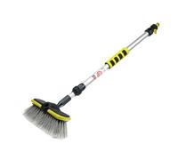 Brosse de lavage avec passage d'eau 20 cm / 8" avec manche télescopique 65 - 100 cm avec valve