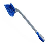 Brosse de Lavage de Voiture, Brosse de Roue et de Garde-Boue, Brosse de Nettoyage de Roues de Voiture, Poils Fins, Antidérapant, Manche Long, Brosse de Nettoyage de Pneus