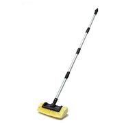 Brosse de Lavage de Voiture de 152,4 cm, 30,5 cm avec tête à Poils Doux et circulantes, très résistante, Brosse de Lavage de Voiture à Trois Niveaux à Long Manche, Jaune