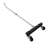 Brosse de Lavage de Voiture sous Châssis, Raccord Rapide 1/4 | Balai Nettoyage Camping, Laiton et Acier Inoxydable, Roulettes, pour Camion et Remorque