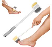 Brosse De Lavage Des Pieds Multifonctionnelle Avec Long Manche,Brosse Pour La Douche,Brosse De Douche Pour Les Personnes Âgées,Pas De Coins Morts Pour Le Nettoyage Des Pieds