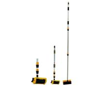 Brosse de lavage en aluminium télescopique L: 130-300 cm pour grands camping-cars caravanes