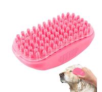 Brosse de lavage pour chien - Brosse de toilettage pour chat, shampoing pour animaux de compagnie, bain, massage apaisant, poils en caoutchouc, peigne à curry, peigne de toilettage pour chien et chat